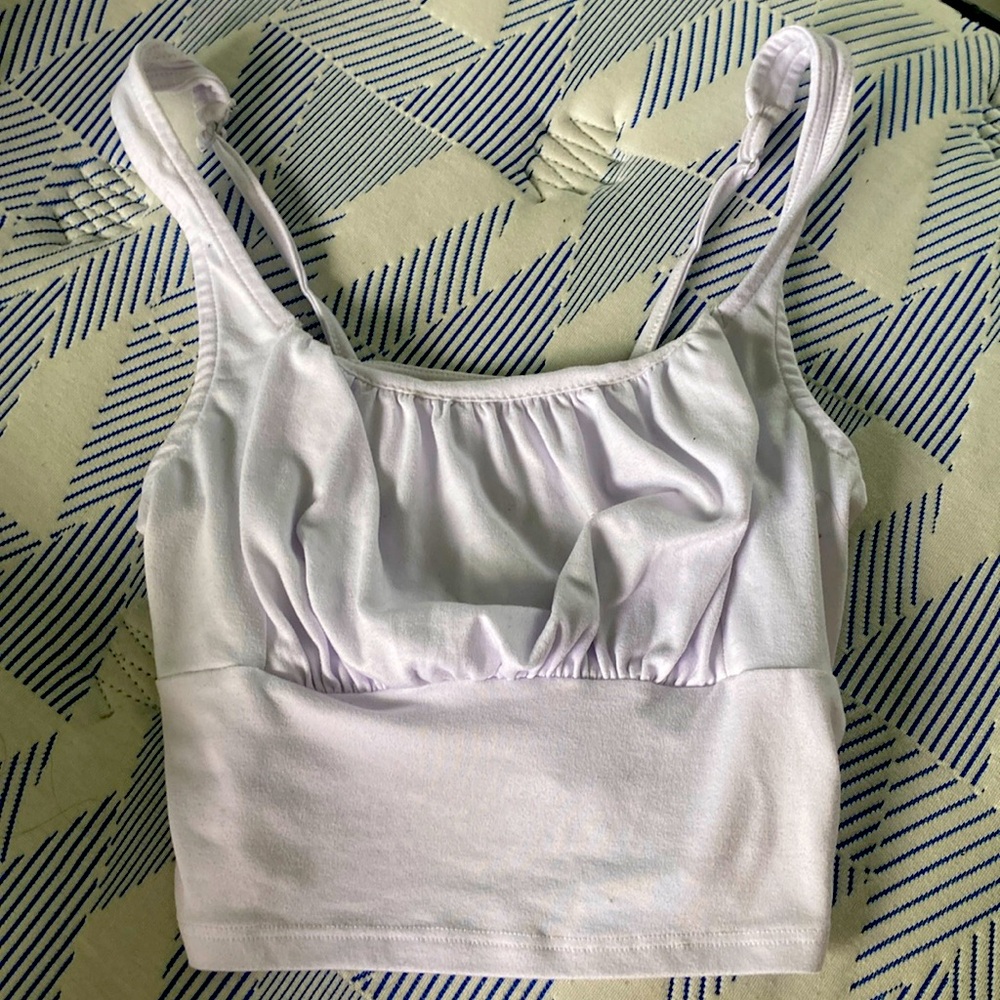Elegant White Bandeau Top - Picture 1 of 3